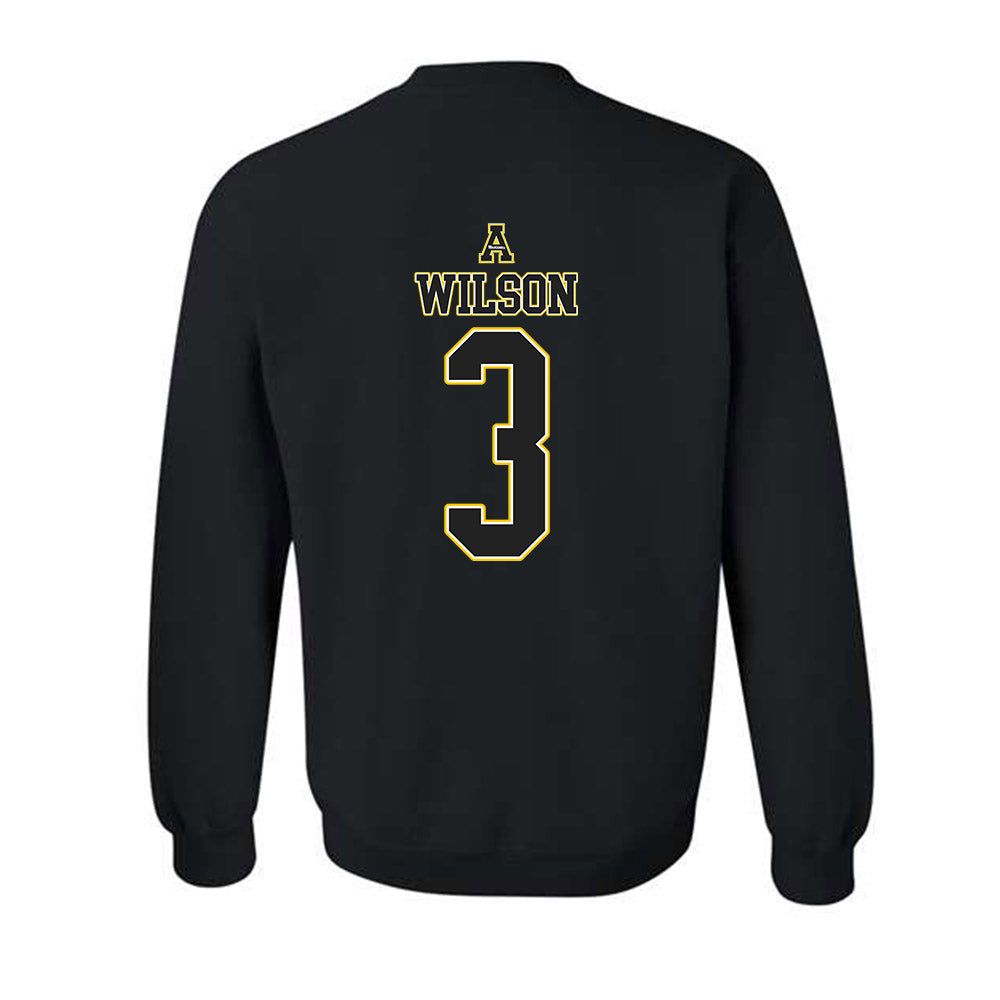 App State - NCAA Men's Basketball : Luke Wilson - Replica Shersey Crewneck Sweatshirt-1