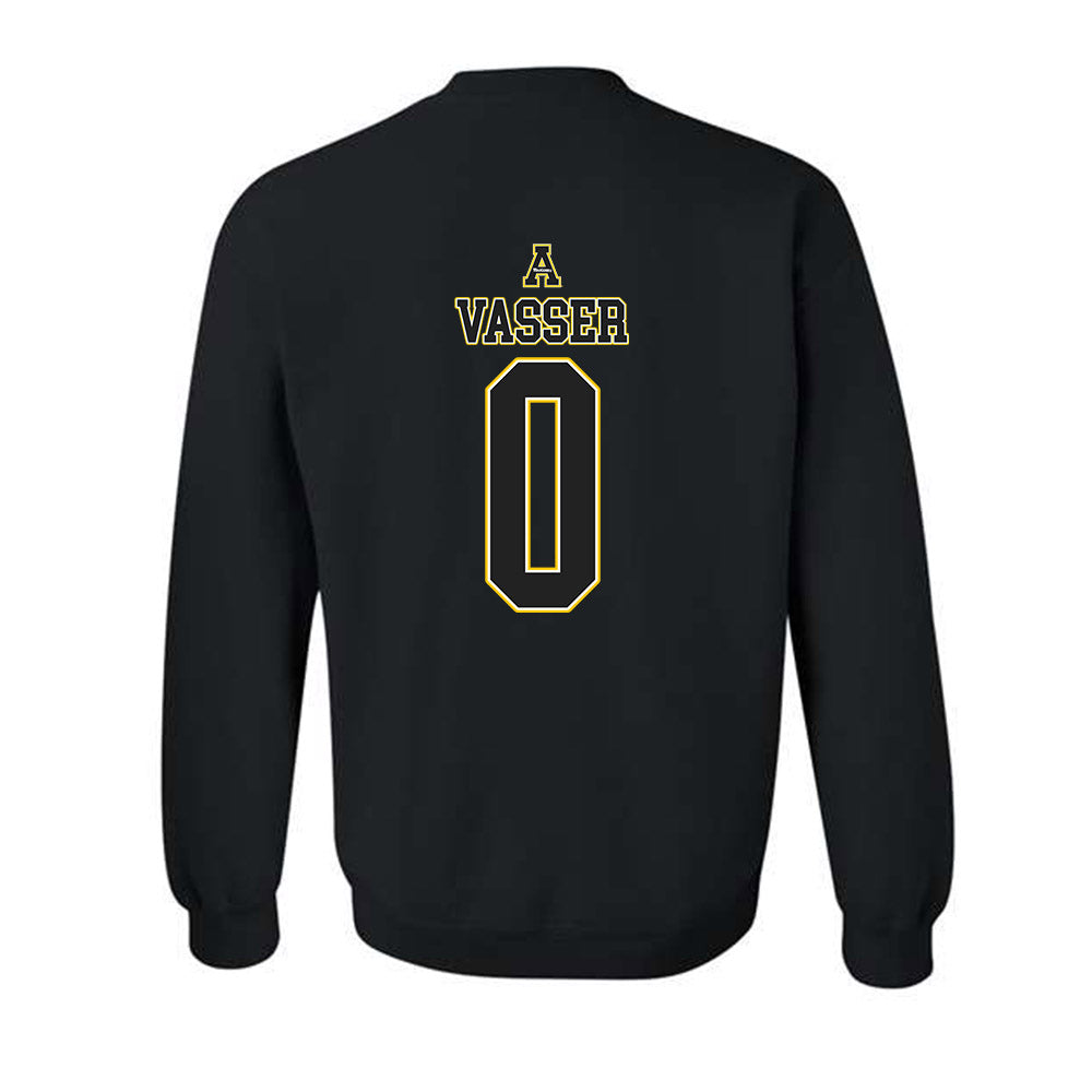 App State - NCAA Men's Basketball : KJ Vasser - Replica Shersey Crewneck Sweatshirt-1