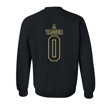 App State - NCAA Men's Basketball : KJ Vasser - Replica Shersey Crewneck Sweatshirt-1