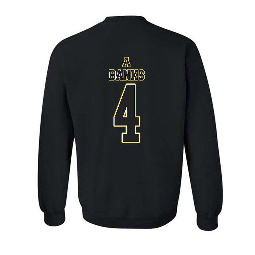 App State - NCAA Men's Basketball : Eren Banks - Replica Shersey Crewneck Sweatshirt-1