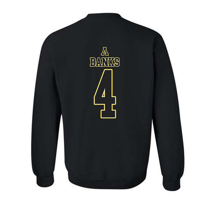 App State - NCAA Men's Basketball : Eren Banks - Replica Shersey Crewneck Sweatshirt-1