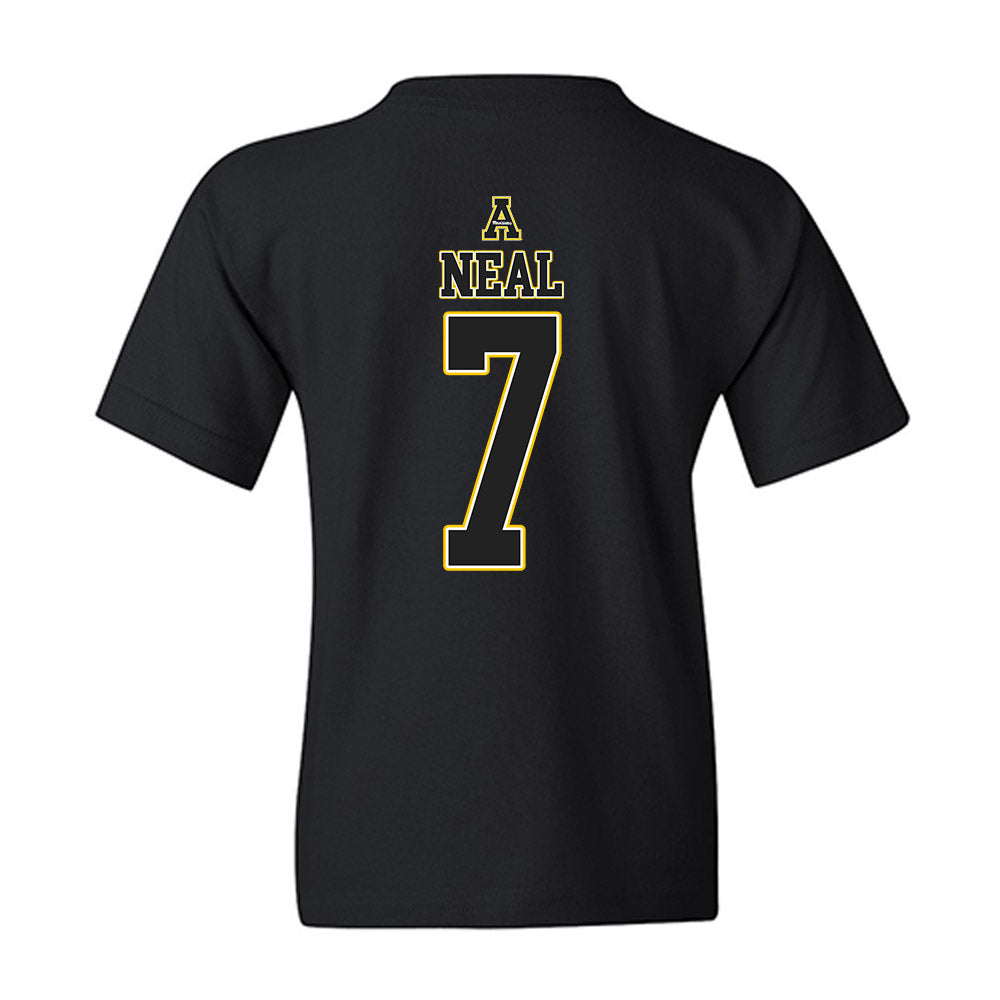 App State - NCAA Men's Basketball : Ted Neal - Replica Shersey Youth T-Shirt-1