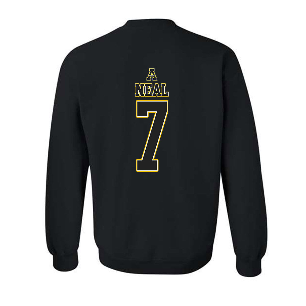 App State - NCAA Men's Basketball : Ted Neal - Replica Shersey Crewneck Sweatshirt-1