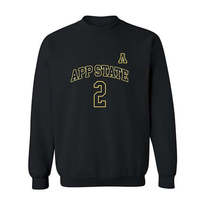 App State - NCAA Men's Basketball : Jonathan Moss - Replica Shersey Crewneck Sweatshirt-0