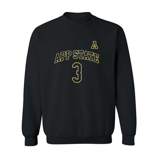 App State - NCAA Men's Basketball : Damori Lytch - Replica Shersey Crewneck Sweatshirt-0