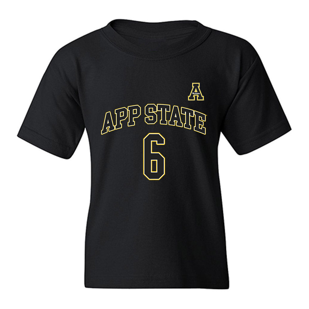 App State - NCAA Men's Basketball : Damori Lytch - Replica Shersey Youth T-Shirt-0