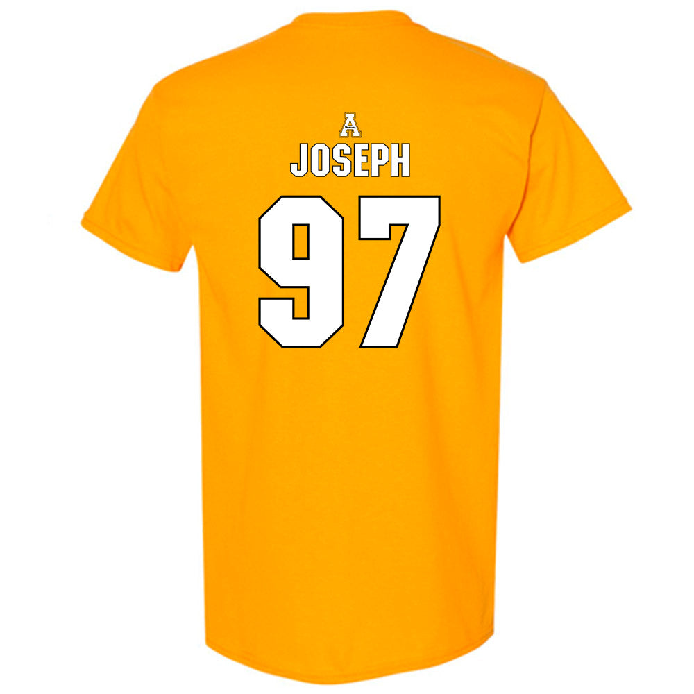 App State - NCAA Football : Xavier Joseph - Replica Shersey T-Shirt-1