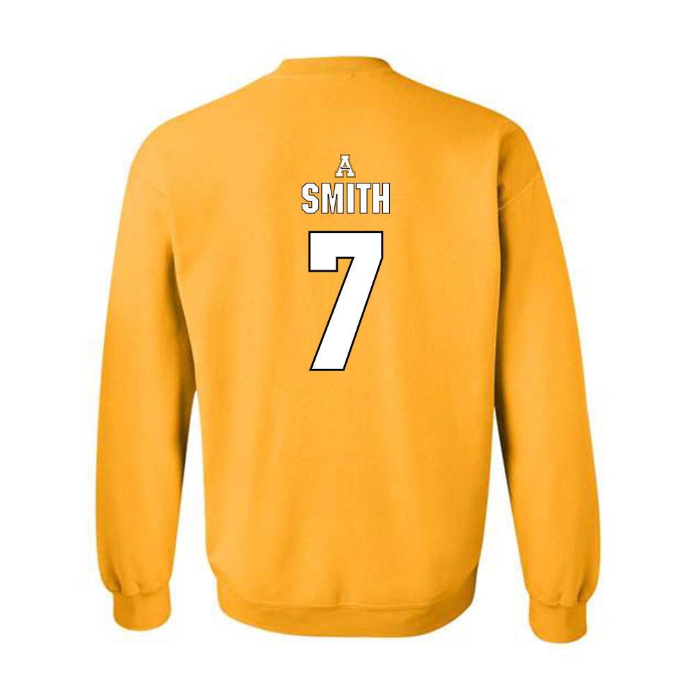 App State - NCAA Baseball : Steven Smith - Replica Shersey Crewneck Sweatshirt-1
