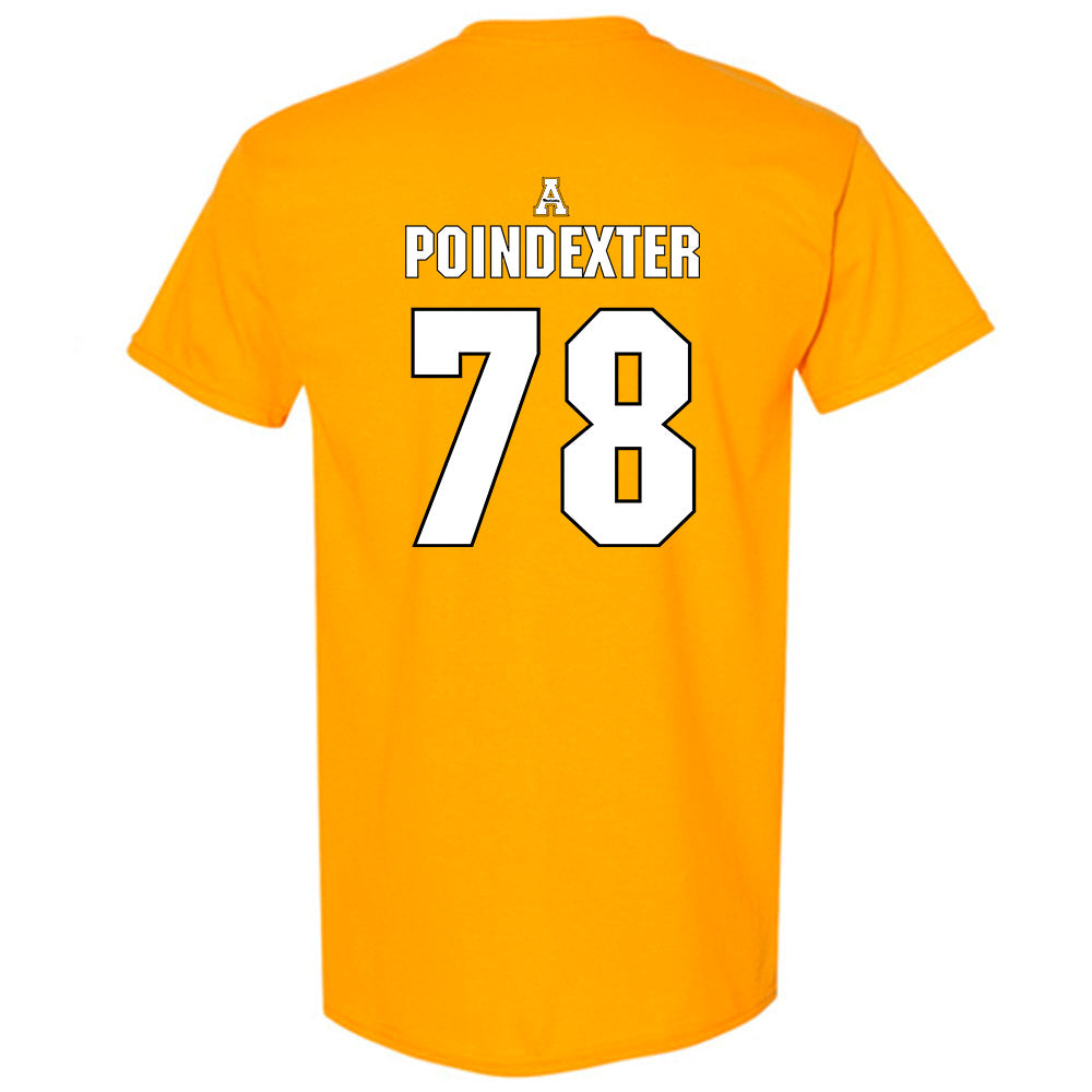 App State - NCAA Football : Tyriq Poindexter - Replica Shersey T-Shirt-1