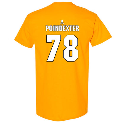 App State - NCAA Football : Tyriq Poindexter - Replica Shersey T-Shirt-1