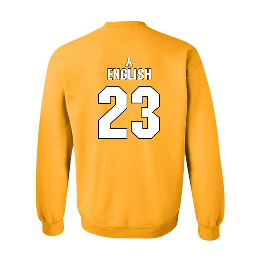 App State - NCAA Softball : Kate English - Replica Shersey Crewneck Sweatshirt-1