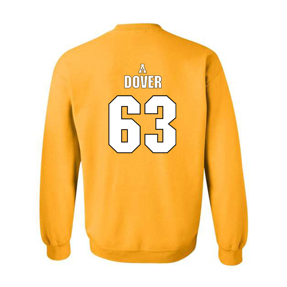 App State - NCAA Football : Scottland Dover - Replica Shersey Crewneck Sweatshirt-1