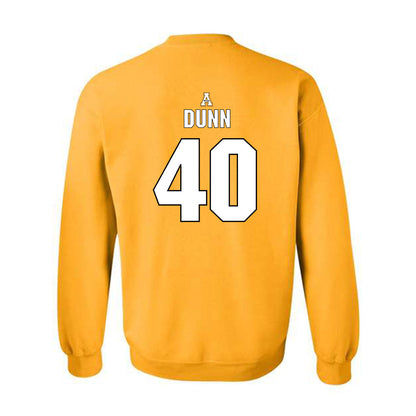 App State - NCAA Football : Jaxson Dunn - Replica Shersey Crewneck Sweatshirt-1