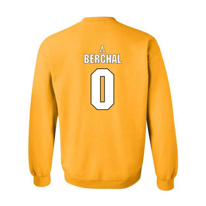 App State - NCAA Football : Juan Berchal - Replica Shersey Crewneck Sweatshirt-1