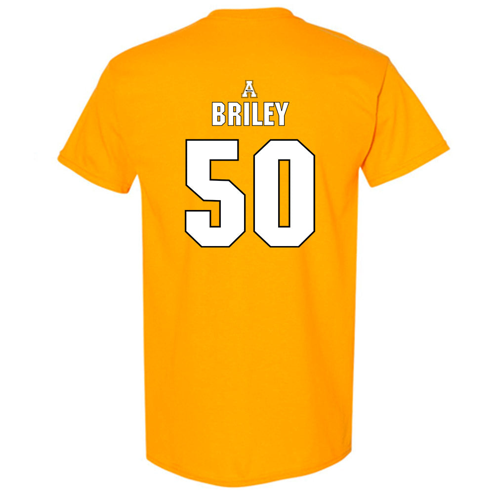 App State - NCAA Football : Jackson Briley - Replica Shersey T-Shirt-1