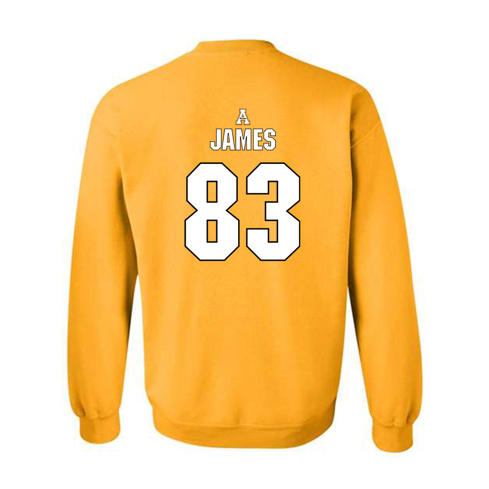 App State - NCAA Football : Dazmin James - Replica Shersey Crewneck Sweatshirt-1