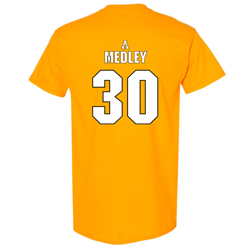 App State - NCAA Football : Dorrian Medley - Replica Shersey T-Shirt-1