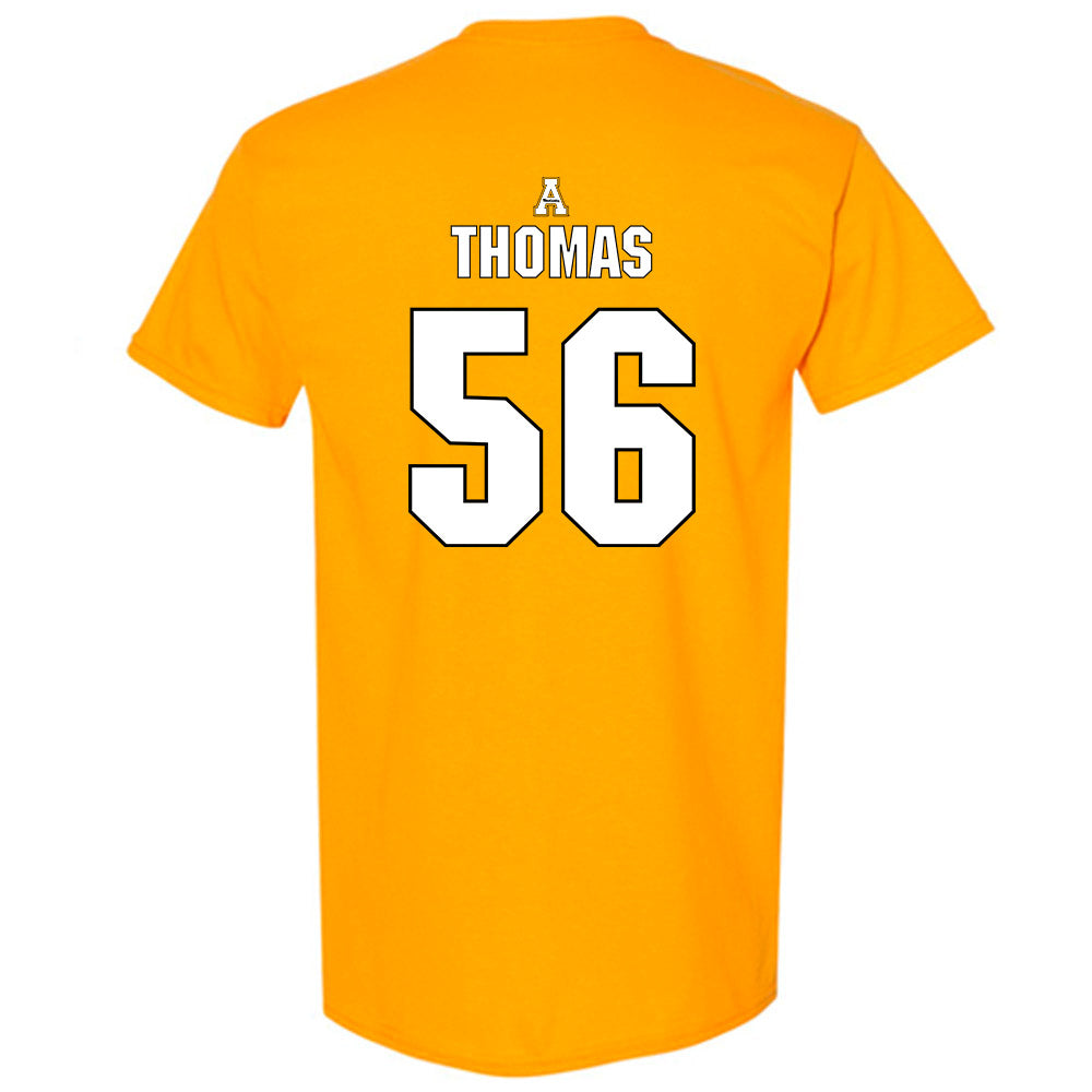App State - NCAA Football : Jayden Thomas - Replica Shersey T-Shirt-1