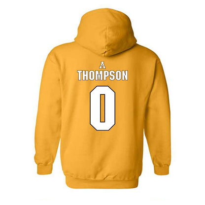 App State - NCAA Women's Volleyball : Charlotte Thompson - Replica Shersey Hooded Sweatshirt-1