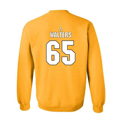 App State - NCAA Football : Mac Walters - Replica Shersey Crewneck Sweatshirt-1