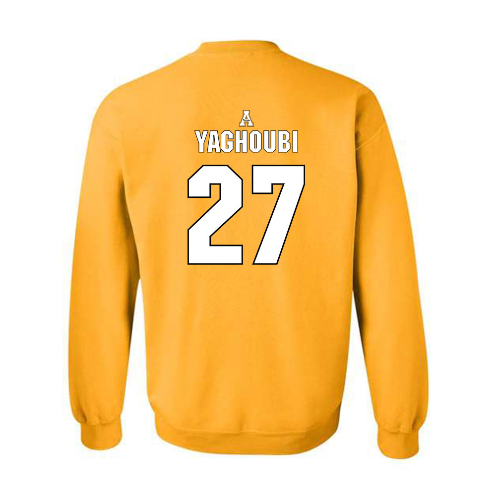 App State - NCAA Baseball : Tank Yaghoubi - Replica Shersey Crewneck Sweatshirt-1
