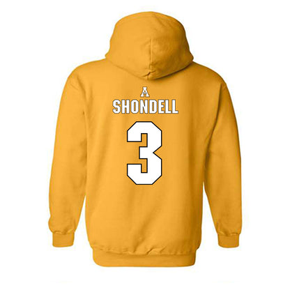 App State - NCAA Women's Volleyball : Lexi Shondell - Replica Shersey Hooded Sweatshirt-1