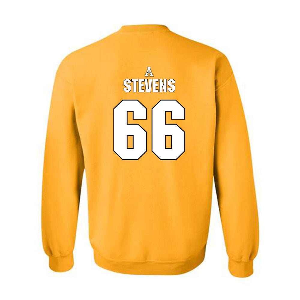 App State - NCAA Football : Danny Stevens - Replica Shersey Crewneck Sweatshirt-1