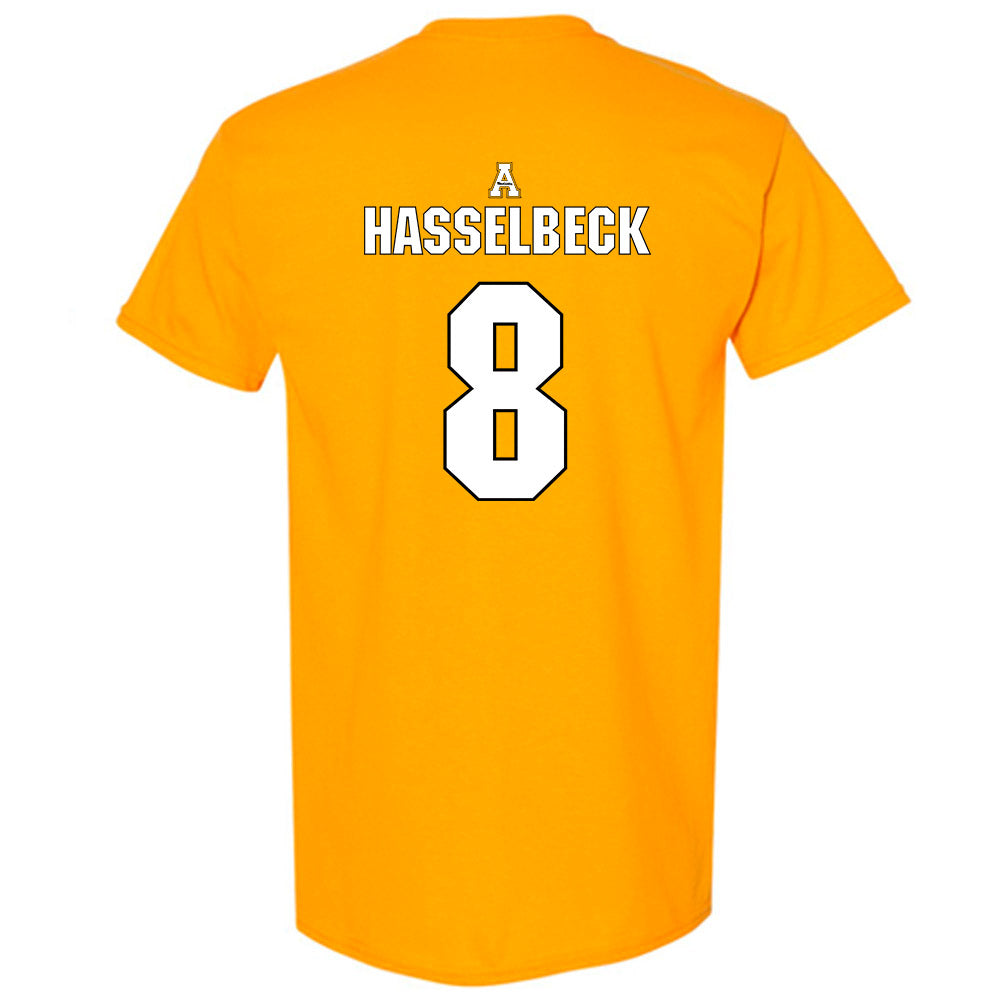 App State - NCAA Football : Henry Hasselbeck - Replica Shersey T-Shirt-1