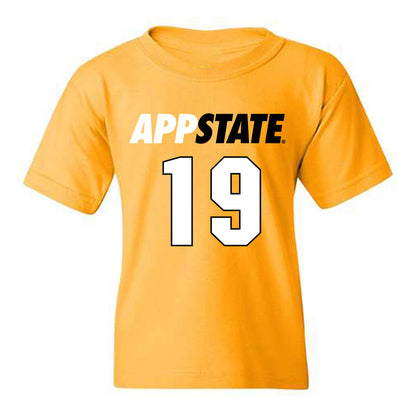 App State - NCAA Football : Christian Waring - Replica Shersey Youth T-Shirt-0