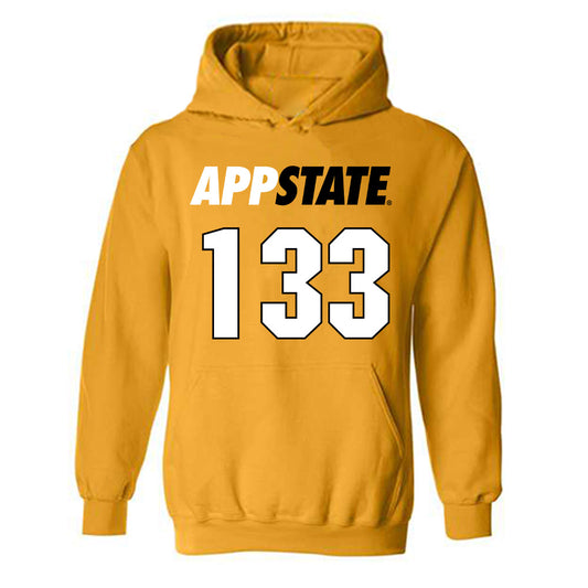 App State - NCAA Wrestling : Dalton Weber - Replica Shersey Hooded Sweatshirt-0