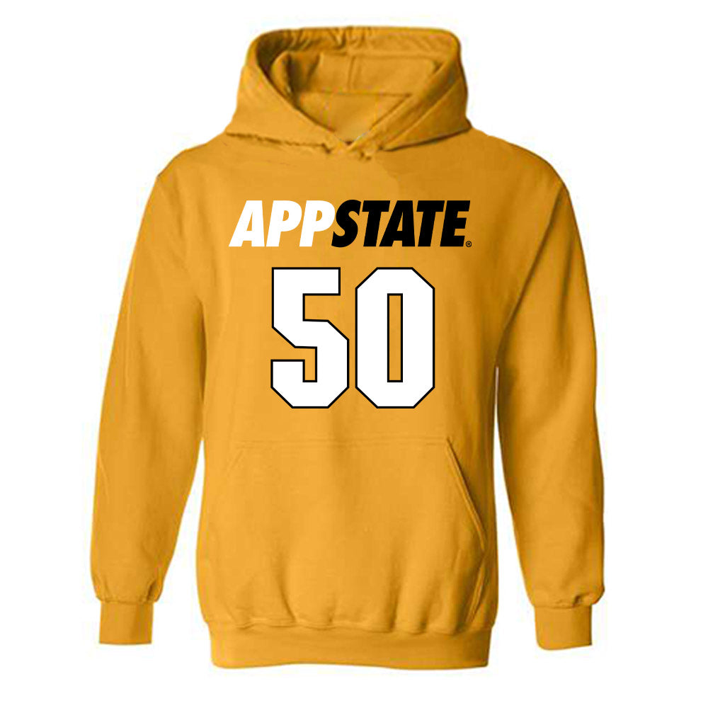 App State - NCAA Football : Eisa Evans - Replica Shersey Hooded Sweatshirt-0