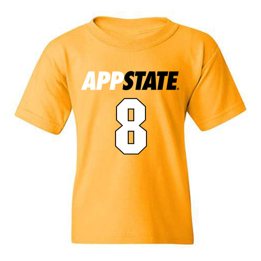 App State - NCAA Football : Henry Hasselbeck - Replica Shersey Youth T-Shirt-0