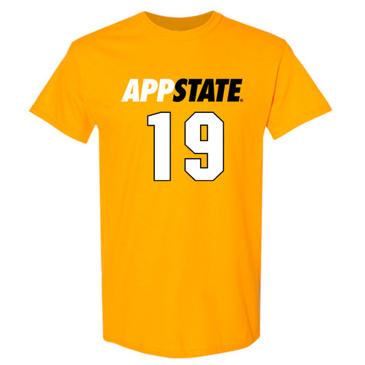 App State - NCAA Football : Christian Waring - Replica Shersey T-Shirt-0