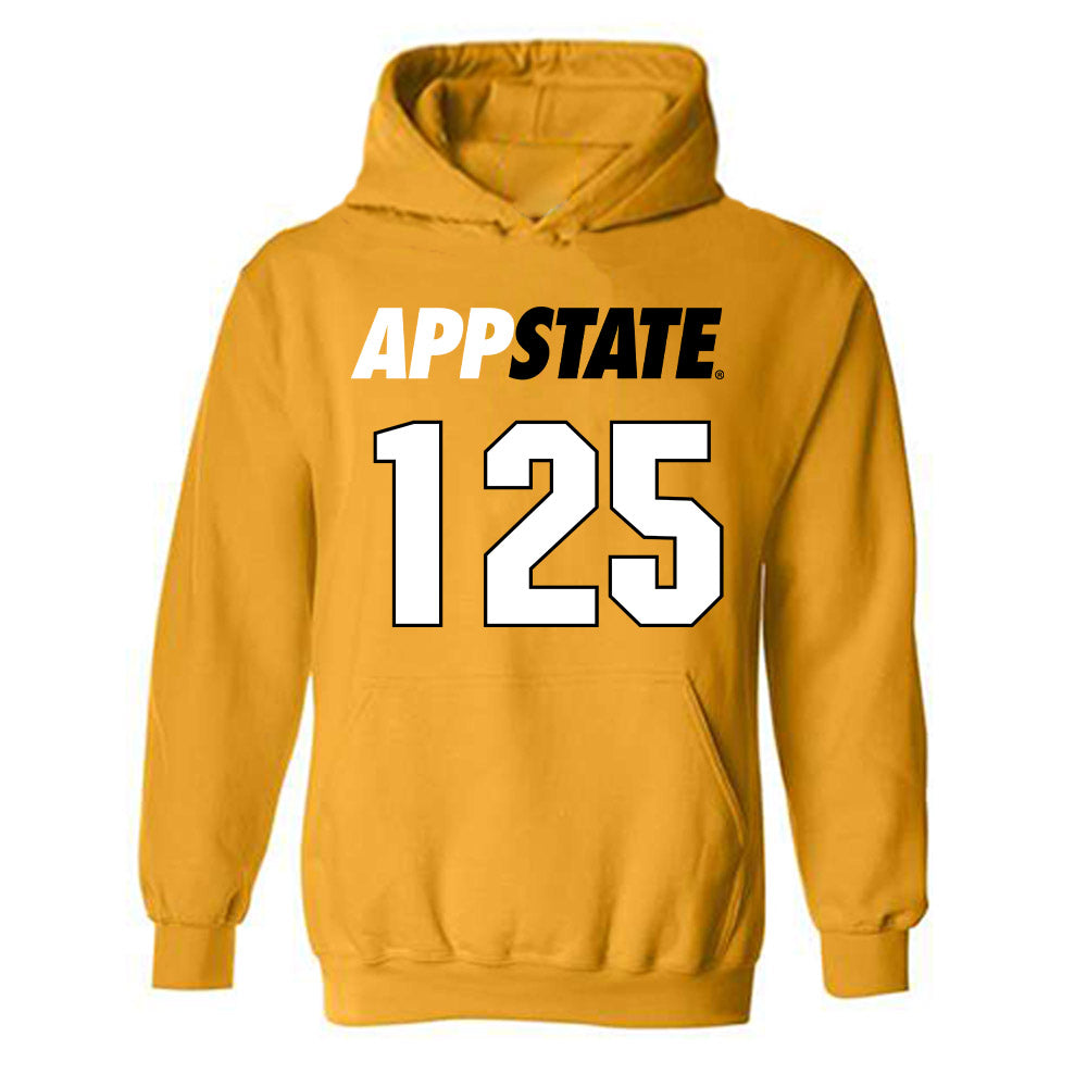 App State - NCAA Wrestling : Peter Rincan - Replica Shersey Hooded Sweatshirt-0
