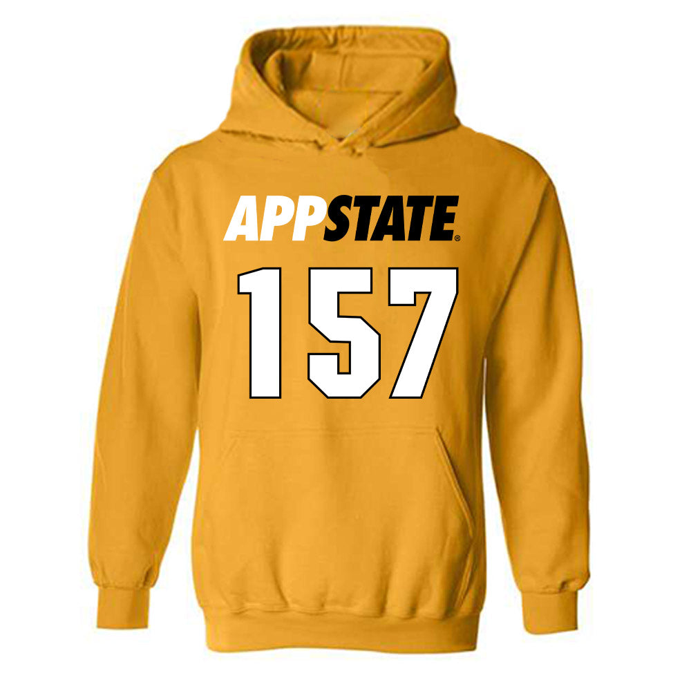 App State - NCAA Wrestling : Bentley Sly - Replica Shersey Hooded Sweatshirt-0
