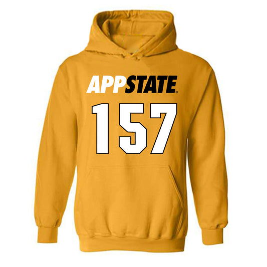App State - NCAA Wrestling : Bentley Sly - Replica Shersey Hooded Sweatshirt-0