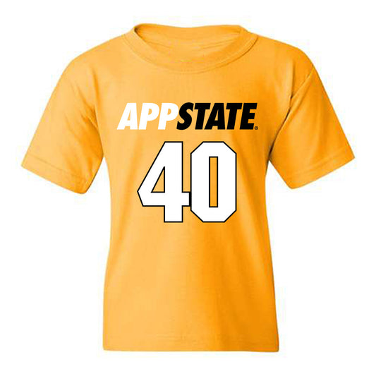 App State - NCAA Football : Jaxson Dunn - Replica Shersey Youth T-Shirt-0