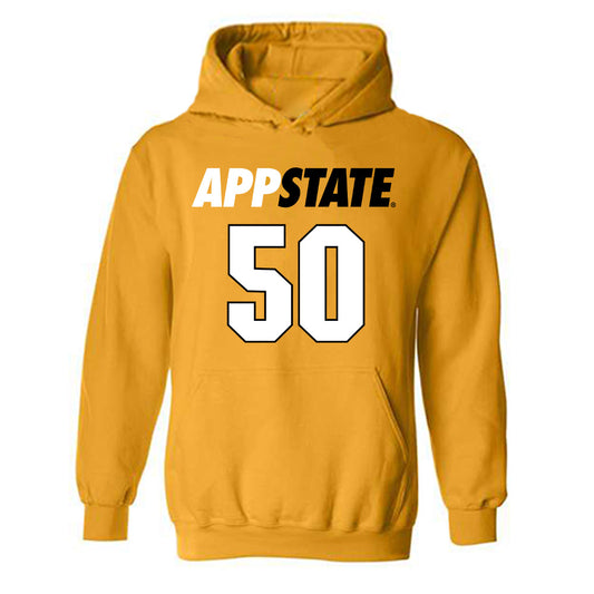 App State - NCAA Football : Jehchys Brown - Replica Shersey Hooded Sweatshirt-0