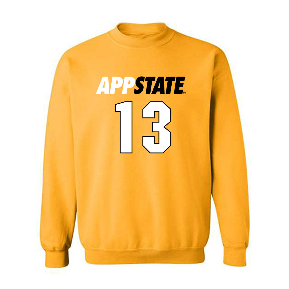 App State - NCAA Men's Basketball : Corbin Allen - Replica Shersey Crewneck Sweatshirt-0