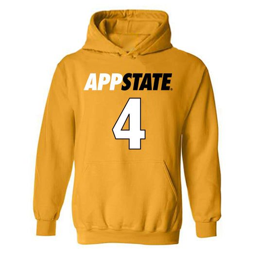 App State - NCAA Men's Basketball : Eren Banks - Replica Shersey Hooded Sweatshirt-0