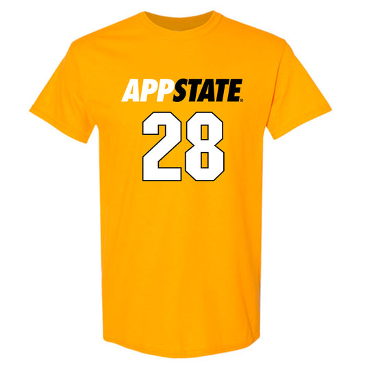 App State - NCAA Football : Cash Brown - Replica Shersey T-Shirt-0