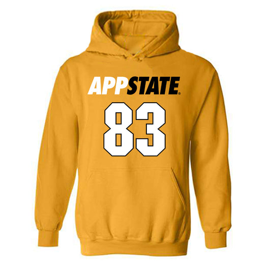 App State - NCAA Football : Dazmin James - Replica Shersey Hooded Sweatshirt-0