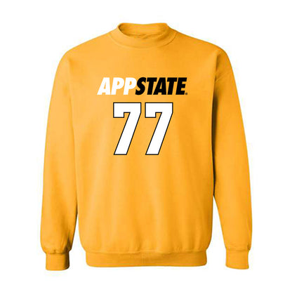 App State - NCAA Football : Daniel Davis - Replica Shersey Crewneck Sweatshirt-0