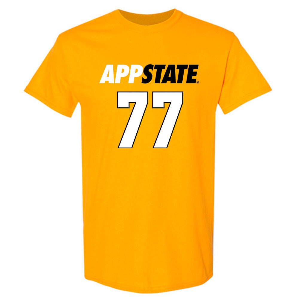 App State - NCAA Football : Daniel Davis - Replica Shersey T-Shirt-0