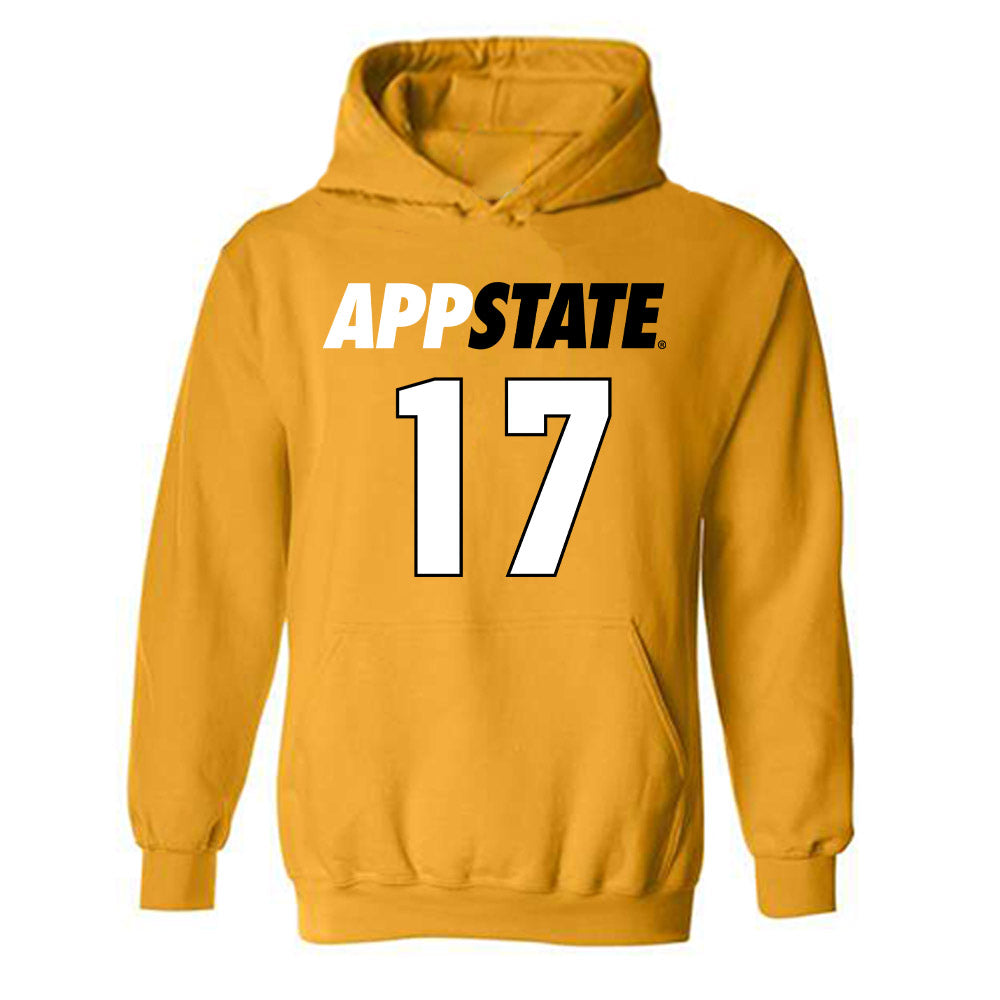 App State - NCAA Baseball : Nico Soul - Replica Shersey Hooded Sweatshirt-0