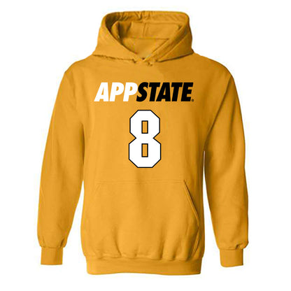App State - NCAA Football : Kabran Paul - Replica Shersey Hooded Sweatshirt-0