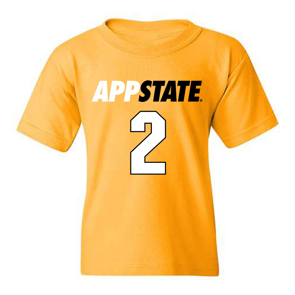 App State - NCAA Men's Basketball : Jonathan Moss - Replica Shersey Youth T-Shirt-0