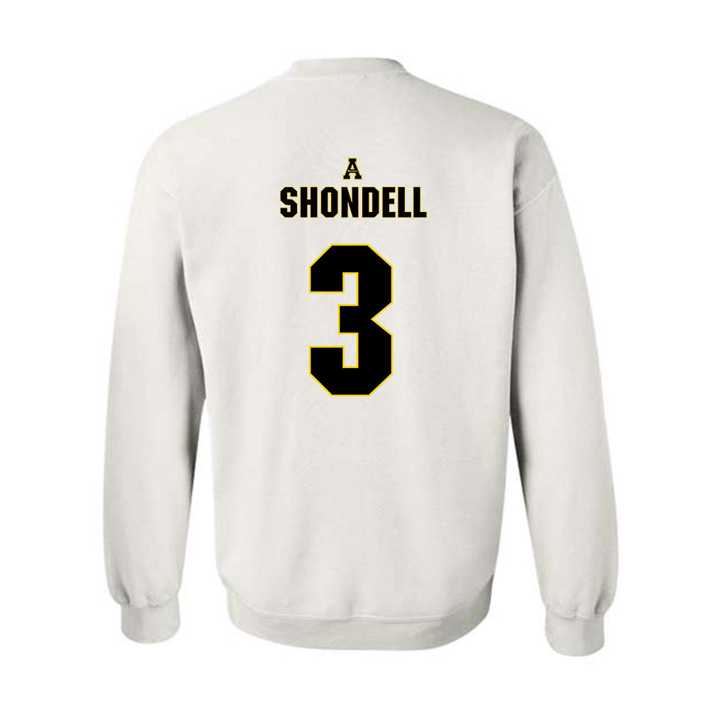 App State - NCAA Women's Volleyball : Lexi Shondell - Replica Shersey Crewneck Sweatshirt-1