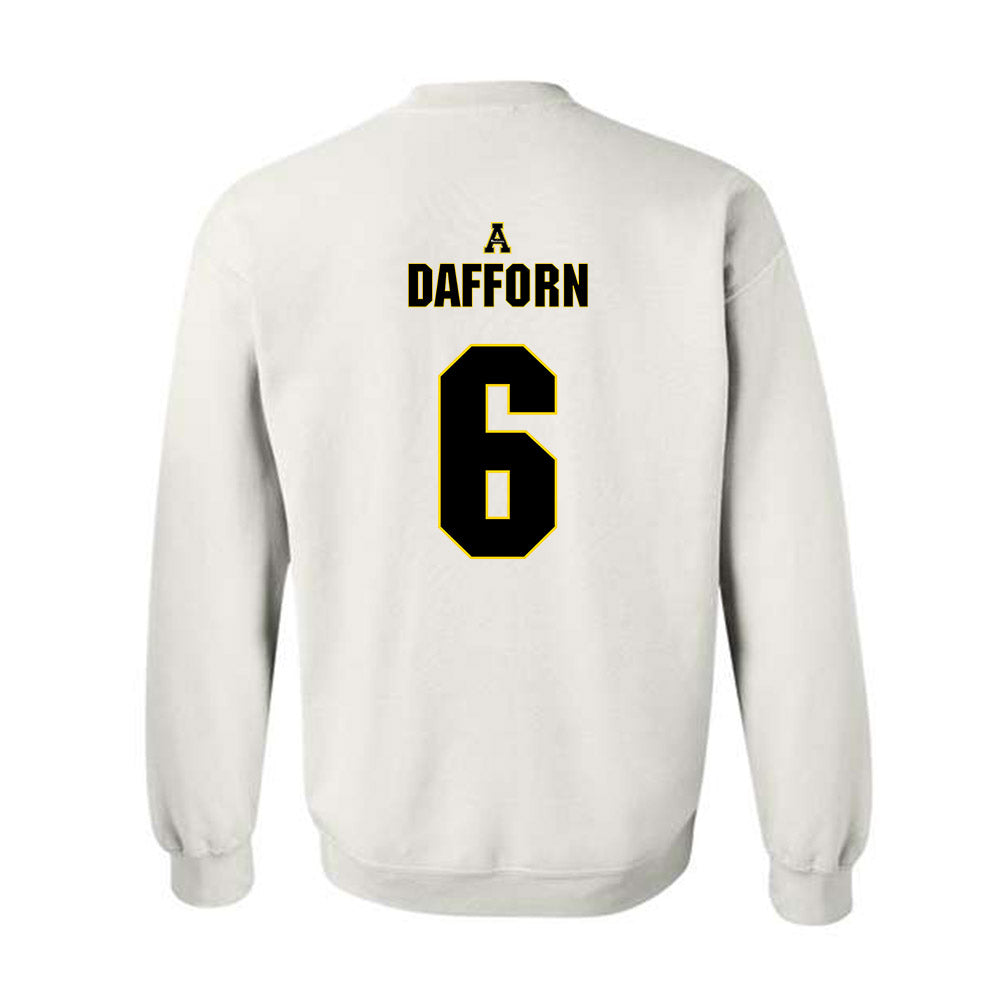 App State - NCAA Women's Volleyball : Bella dafforn - Replica Shersey Crewneck Sweatshirt-1