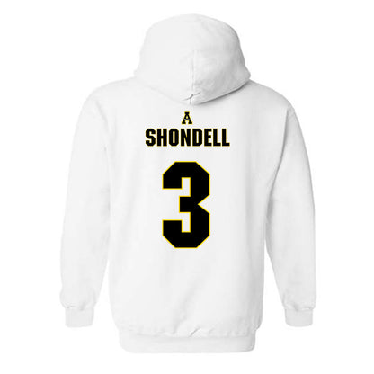 App State - NCAA Women's Volleyball : Lexi Shondell - Replica Shersey Hooded Sweatshirt-1